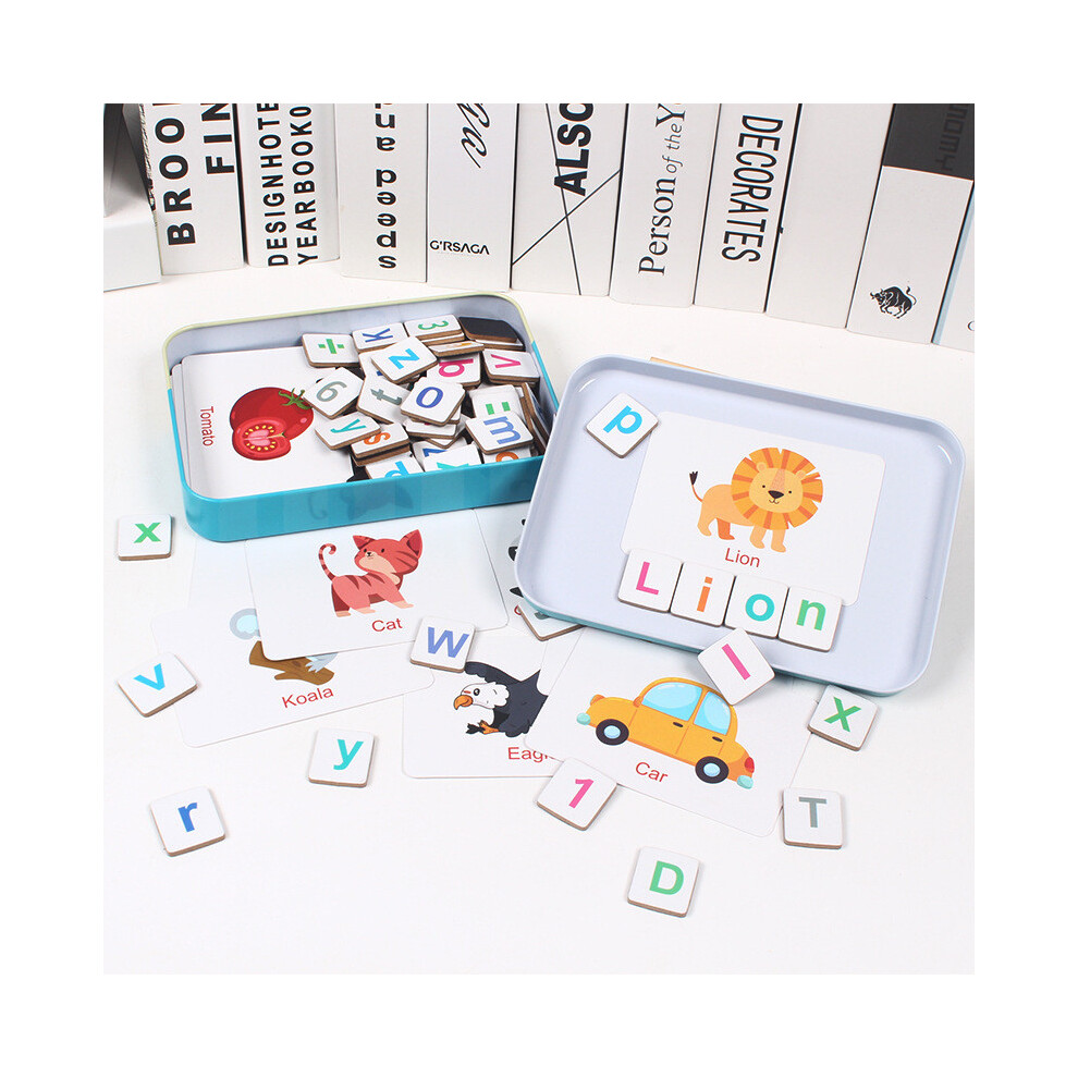 Wooden Word Magnetic Puzzle For Kids Educational Toy Learning Alphabet Set Play-image-OPC-PKWVHGX-NEW