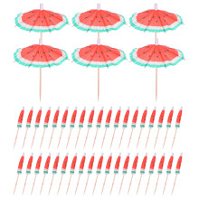 100 Stuks Watermeloen Prikjes Fruit Decoratie Voor Bar Hotel