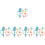 30 Pcs Silicone Straw Tips Cover Reusable Drinking Straw Caps 7