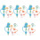 30 Pcs Silicone Straw Tips Cover Reusable Drinking Straw Caps 5