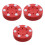 3Pcs Plastic Round Puck For Roller And Field Hockey Training 6