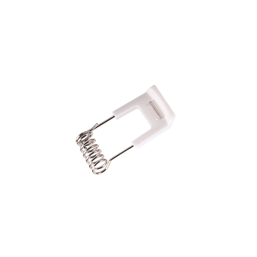 Bedroom Ceiling Lamp Spring Clip White 30Pcs 1.54X0.7in 3352287650926