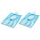 2 Stuks Hangende Multifunctionele Opbergzak Van Mesh 8