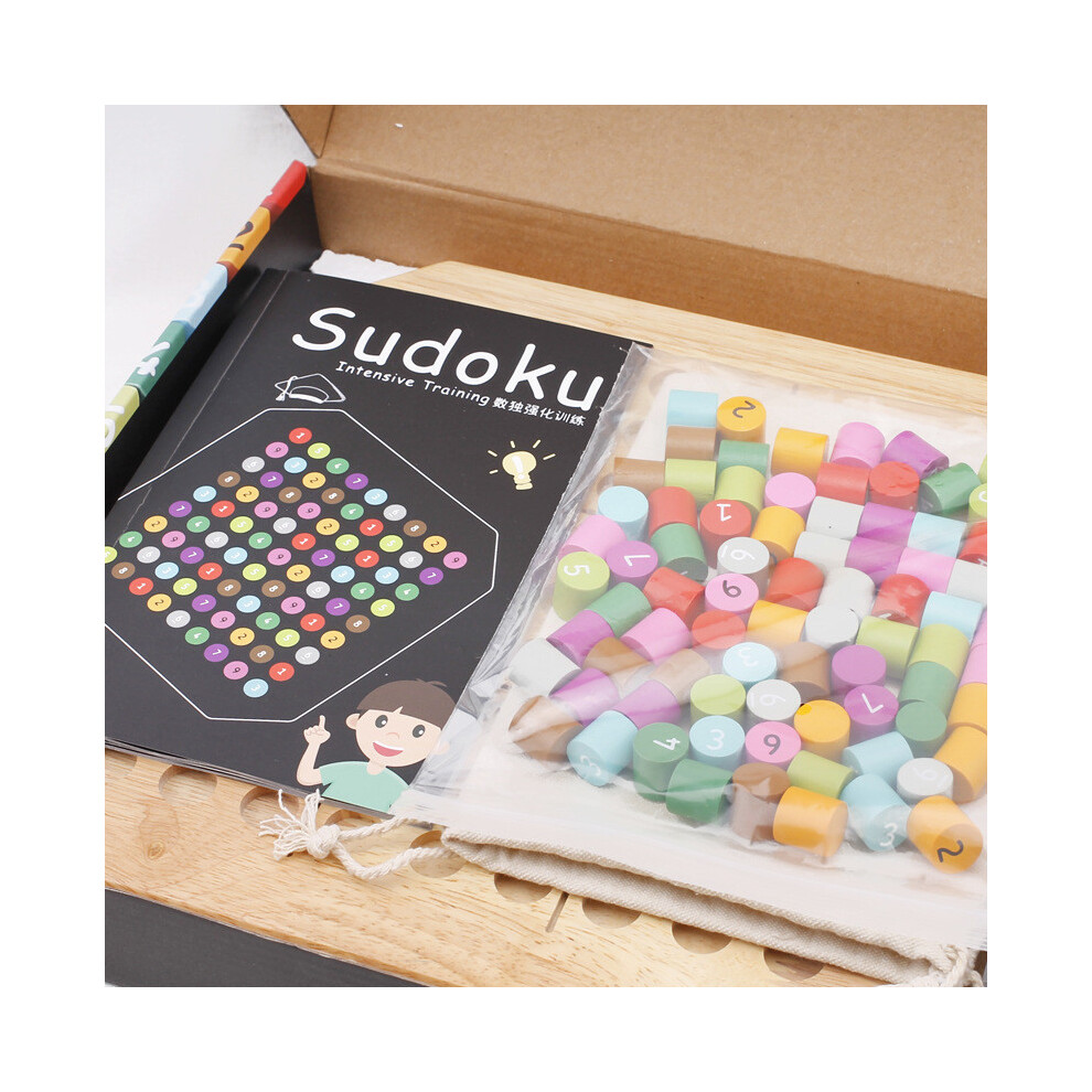Logic Sudoku Wooden Puzzle Game Board Toy For Kids Brain Training And Learning-image-OPC-PKWVNF8-NEW