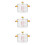 3Pcs Small Glass Stew Pot With Lid Double Handle Cookware 10