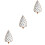 6Pièces Mini Assiettes Blanches Pour Sauce Condiments 5