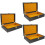 3Pcs Cigar Case Flip Cover Storage Box Crocodile Pattern 6