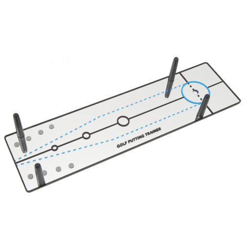 Portable Acrylic Golf Putting Alignment Mirror Training Aid – 376g