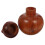 2 Pcs Wooden Desktop Toothpick Storage Box Gourd Shape Holder 2