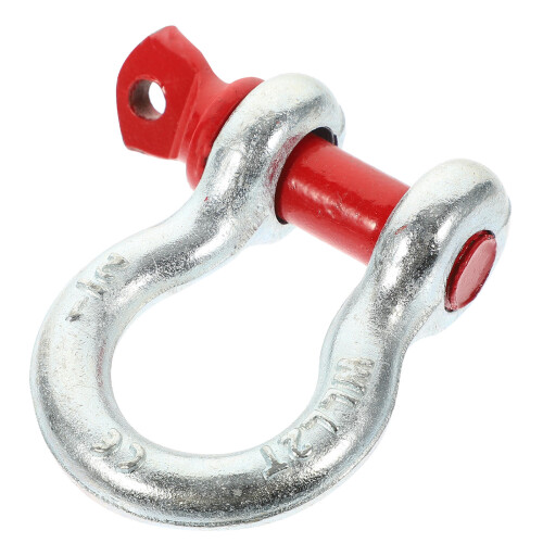 3Pcs Galvanized 1/2Inch Screw Pin Anchor Shackle 2 Ton 2