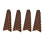 4Stk Kunststoff Vogelspikes Mit Anti-Kletter- 4