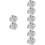 8 Pcs Stainless Steel 3-Section Square Indian Dinner Plate 10