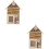 2Pièces Refuge En Bois Beige Pour Protégé 6