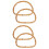 4 Pcs Bamboo Bag Handles Replacement Accessories 8
