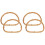 4 Pcs Bamboo Bag Handles Replacement Accessories 5