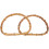 4 Pcs Bamboo Bag Handles Replacement Accessories 3