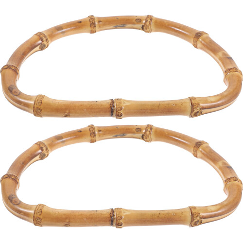 4 Pcs Bamboo Bag Handles Replacement Accessories 1