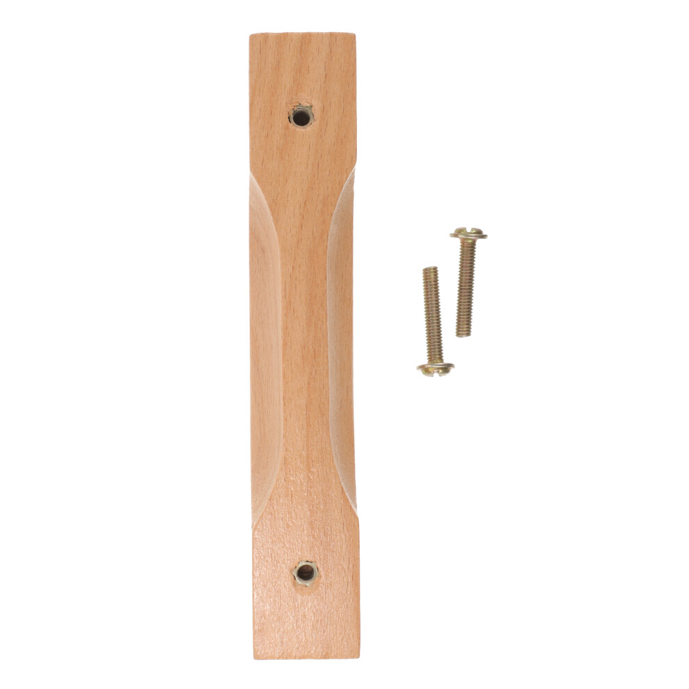 3Pcs Wood Handle Modern Cabinet Pull For Drawer And Wardrobe 031043059717