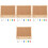 4 Sets Office Bulletin Board Reusable Frame Small Message Display 5