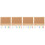 4 Sets Office Bulletin Board Reusable Frame Small Message Display 6