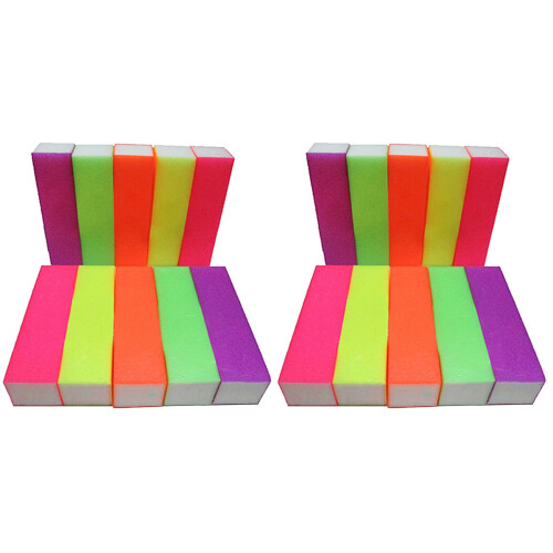 20 Pcs Sponge Nail Buffer Blocks For Manicure Pedicure Care 1