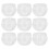 12 Unidades 75 Ml Para Cupcake Reutilizáveis (Transparente) 2