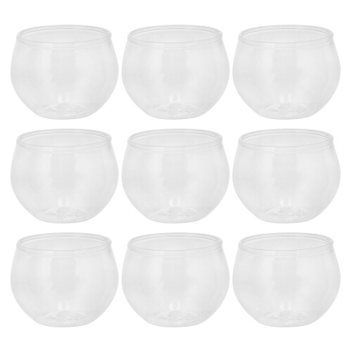 12 Unidades 75 Ml Para Cupcake Reutilizáveis (Transparente) 1