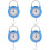 4Pcs Mechanical Hanging Spring Scale With High Accuracy Dial 7