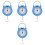 4Pcs Mechanical Hanging Spring Scale With High Accuracy Dial 5
