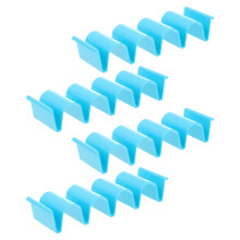 4Pcs Suporte Plástico Para Taco Cozinha Estante Assar