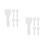 10 Pcs Plastic Ice And Snow Remover 10