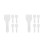10 Pcs Plastic Ice And Snow Remover 7