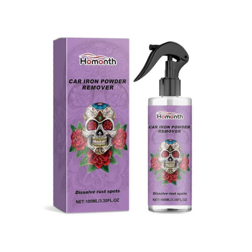 Multi-Purpose Wheel Rust Remover Spray Steel Rim Rust Remover Wheel Rust Remover 100ml