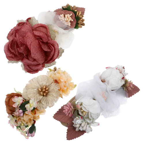 12Pièces -Têtes Tissu Confortables Pour Filles 2