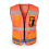 Durable Reflective Construction Vest for Men Women with Ample Storage 1
