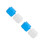 4Pièces Boîte Bleue De Rangement Portable Pour Dentier 6