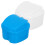 4Pièces Boîte Bleue De Rangement Portable Pour Dentier 2