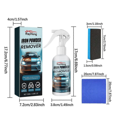 Detergent Car Paint Rust Remover Wheel Iron Powder Rust Remover 100ml_c24070626 2