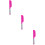 3Pcs Portable Silicone Spatula Scrapers For Baking Mixing 9