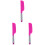 3Pcs Portable Silicone Spatula Scrapers For Baking Mixing 2