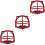 3Pcs Fire Sprinkler Head Cover 20Mm Cage Cap Guard 7