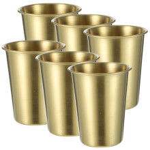 18 Pcs Stainless Steel Cup Water Coffee Beer Cups