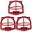 3Pcs Fire Sprinkler Head Cover 20Mm Cage Cap Guard 4