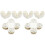 100 Pcs Chocolate Packaging Wrappers Hollow Truffle Cups For Candy 4