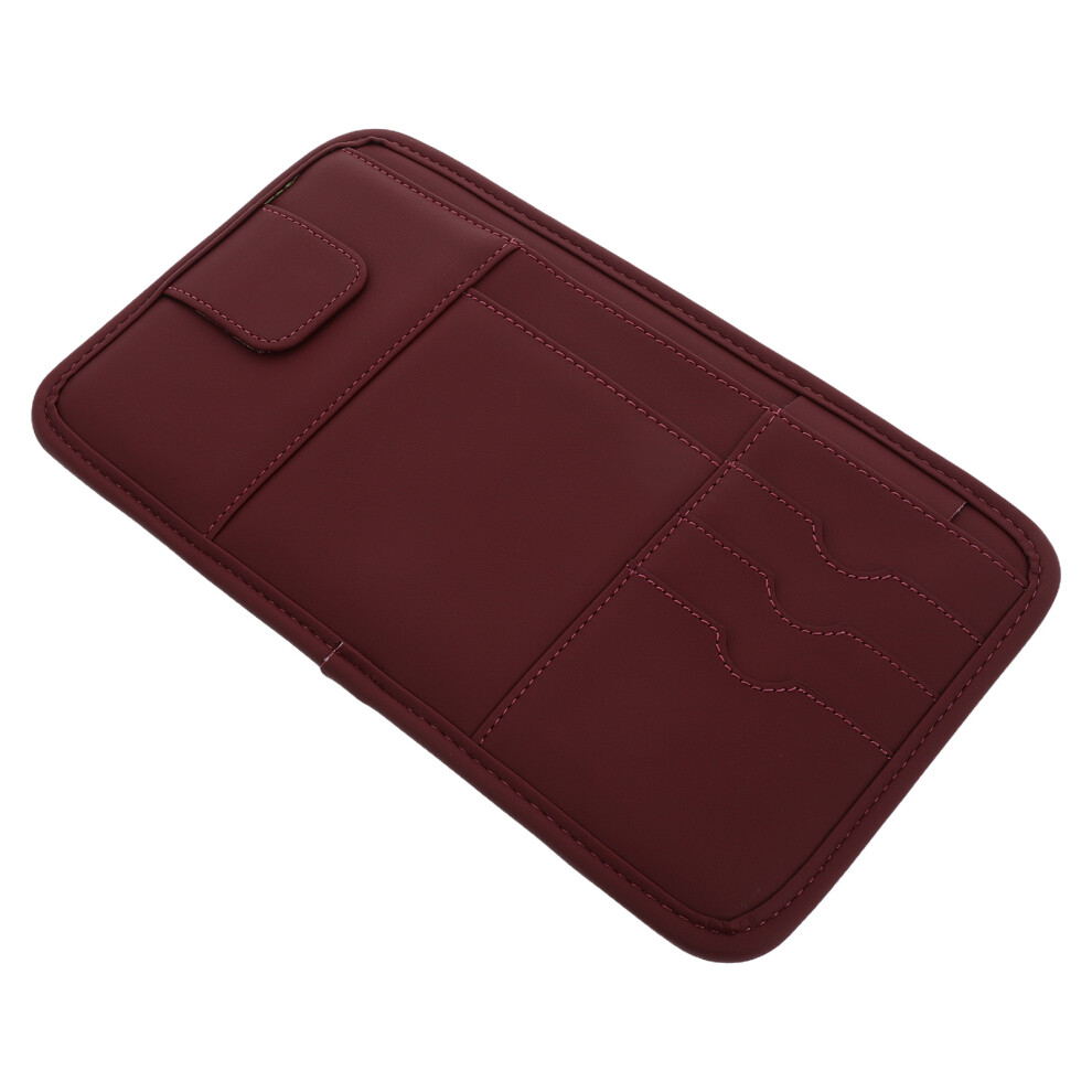4Pcs Car Sun Visor Organizer Pouch For Sunglasses And Cards 031049636783