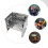 1 Set Verstelbare Barbecuegrill Campingbarbecue Vouwbarbecue 5