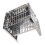 1 Set Verstelbare Barbecuegrill Campingbarbecue Vouwbarbecue 6