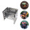1 Set Verstelbare Barbecuegrill Campingbarbecue Vouwbarbecue 10