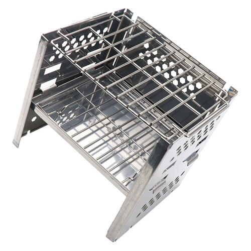 1 Set Verstelbare Barbecuegrill Campingbarbecue Vouwbarbecue