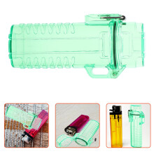 5Pcs Clear Lighter Cover Protective Sleeve Case Protector